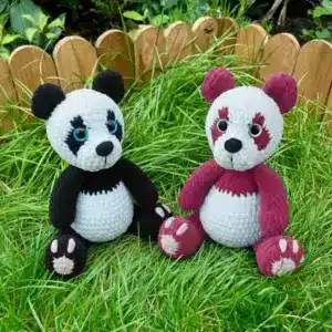 Adorable Panda crochet pattern