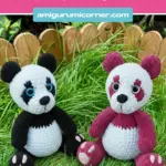 Adorable Panda crochet pattern