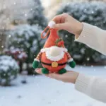 Crochet Christmas Gnome Ornament