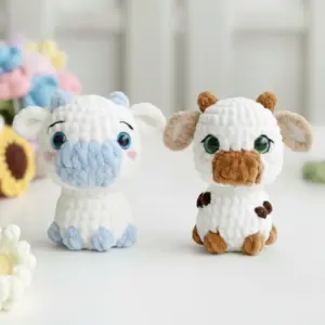 Little Cow Amigurumi Crochet Pattern