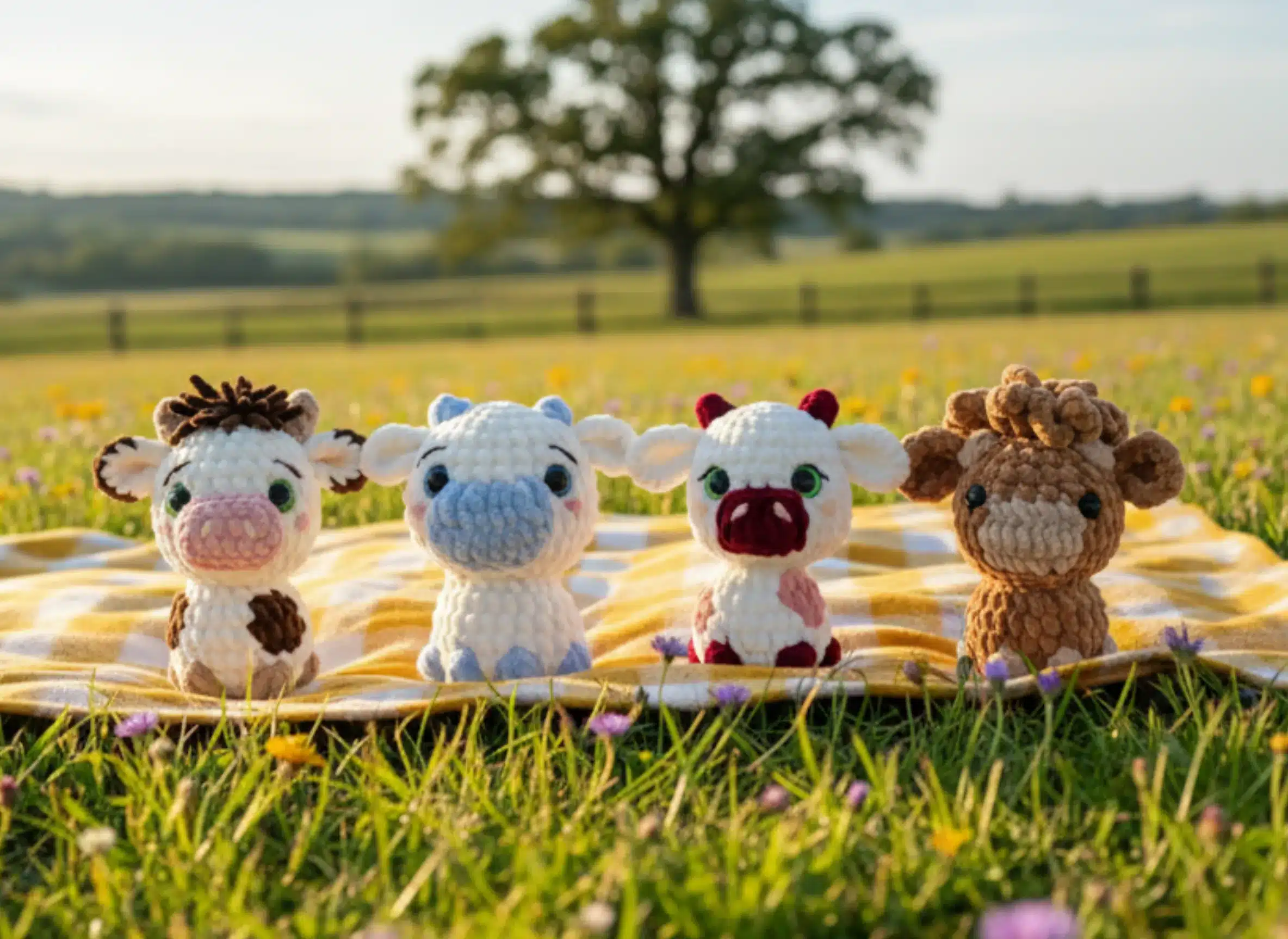 Little Cow Amigurumi Crochet Pattern