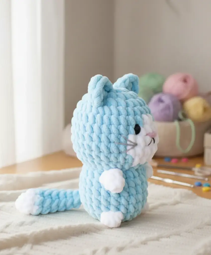 No-Sew Crochet Cat Pattern