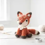 sitting fox crochet pattern