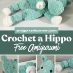 Crochet Hippo Lovey Pattern