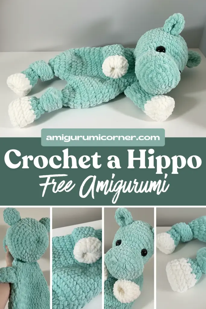 Crochet Hippo Lovey Pattern