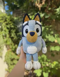 free Blue Puppy Amigurumi Pattern
