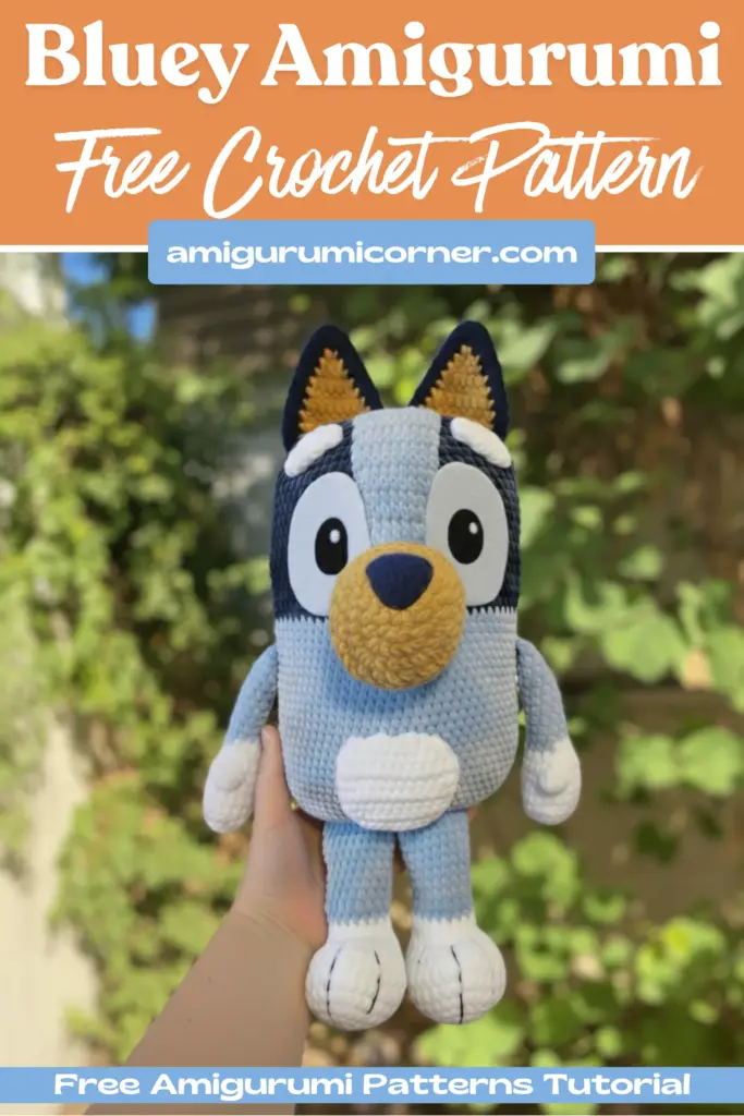 free Blue Puppy Amigurumi Pattern