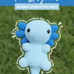 Crochet axolotl