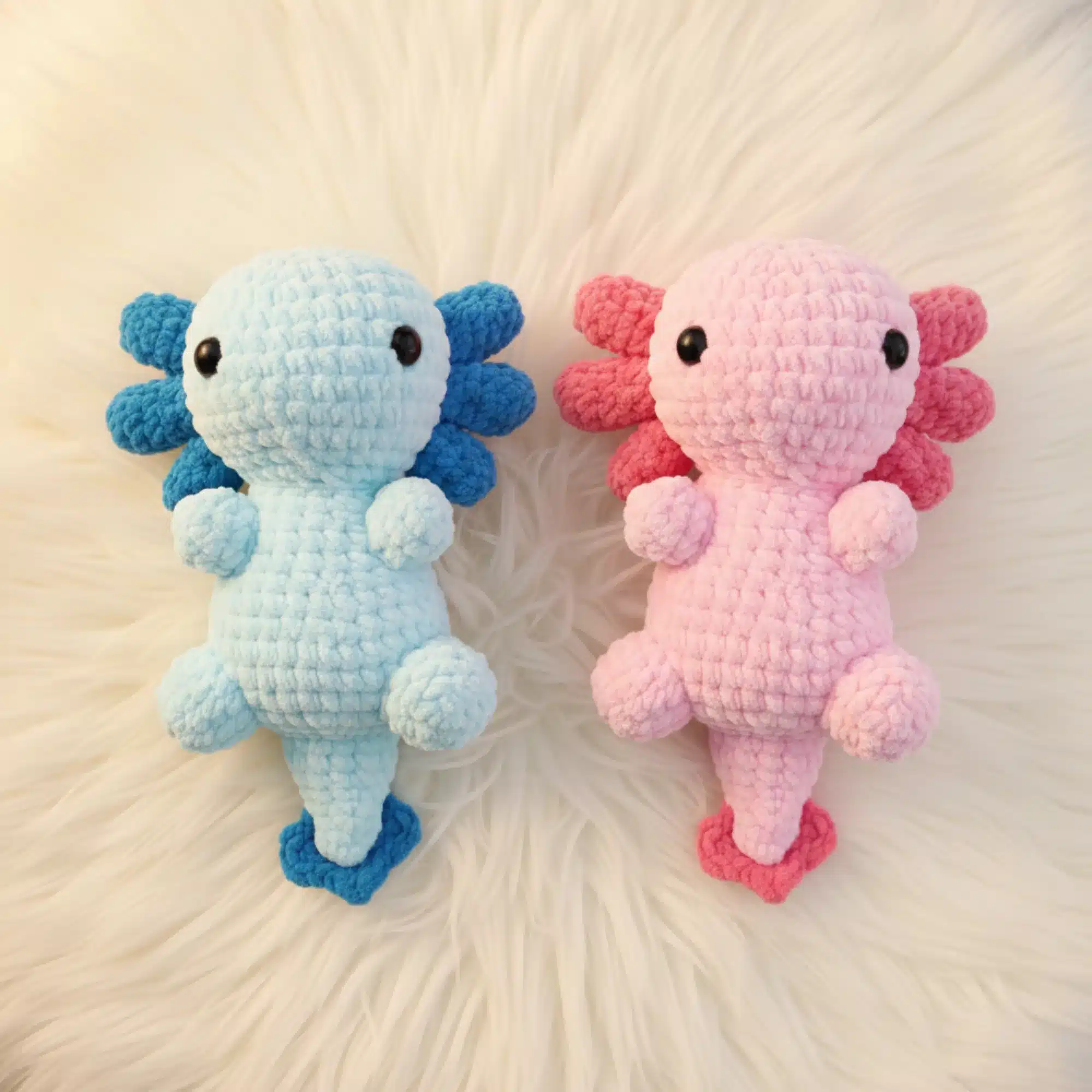 Crochet axolotl