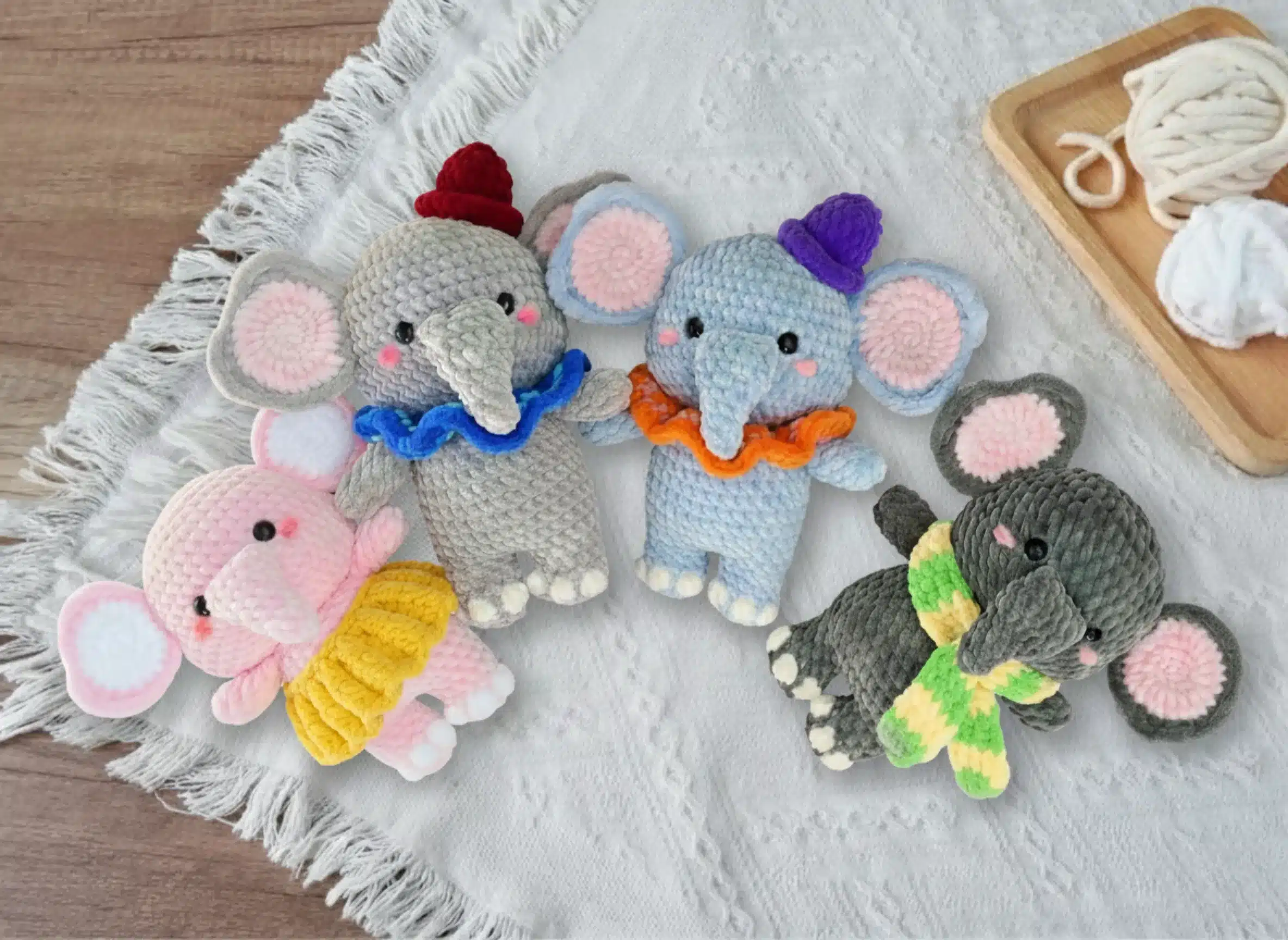 Elephant Family Amigurumi Elephant Family Amigurumi