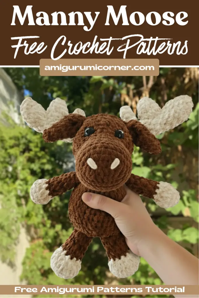 Manny Moose Amigurumi