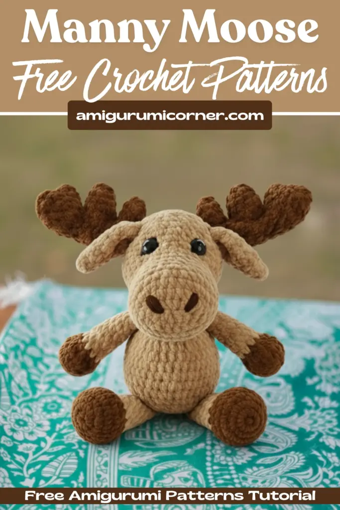 Manny Moose Amigurumi