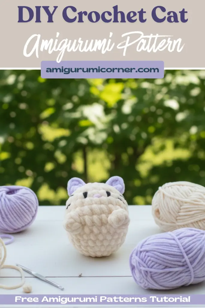 No-Sew Crochet Cat Pattern
