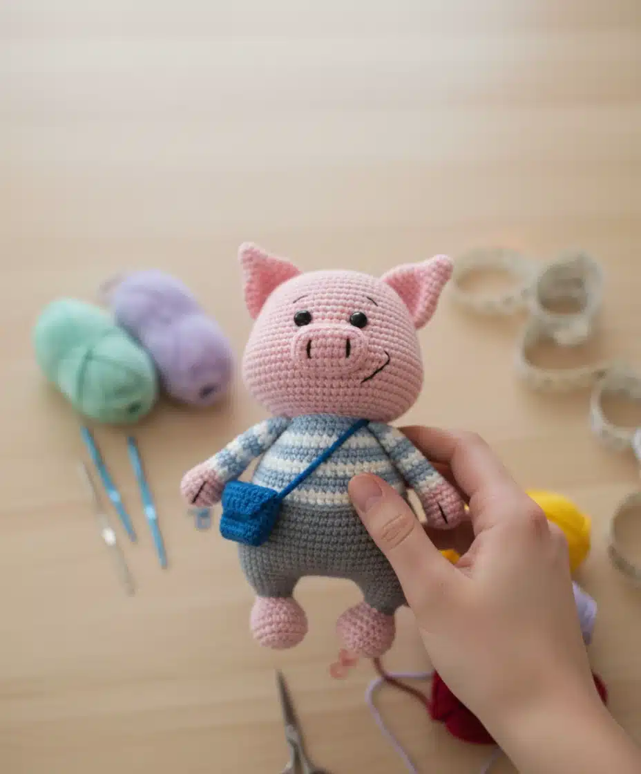 Kenny the Pig amigurumi