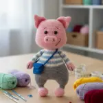Kenny the Pig amigurumi