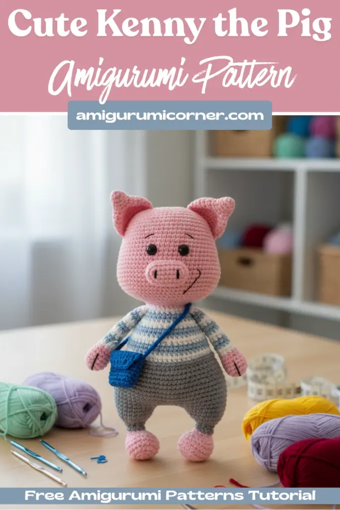 Kenny the Pig amigurumi