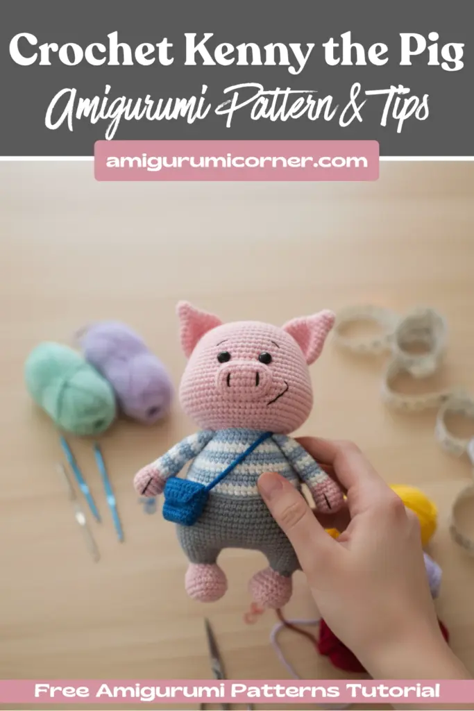 Kenny the Pig amigurumi