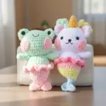Mermaid Froggy & Unimeow Amigurumi