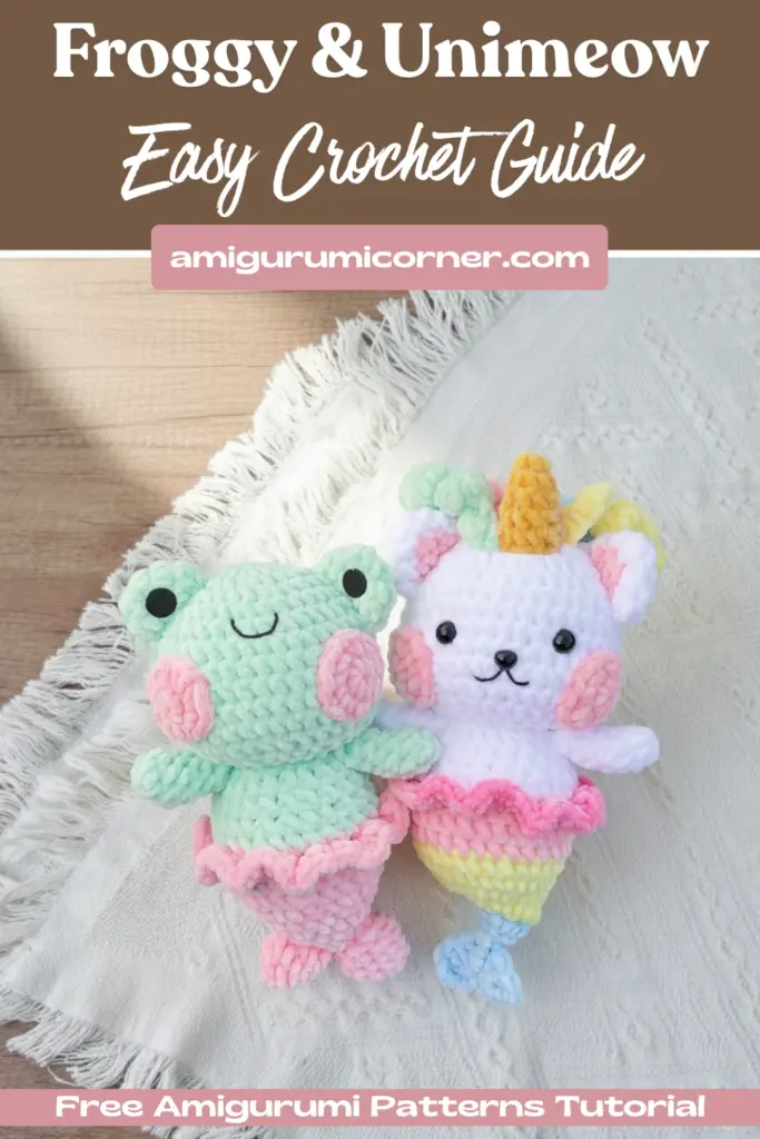 Mermaid Froggy & Unimeow Amigurumi