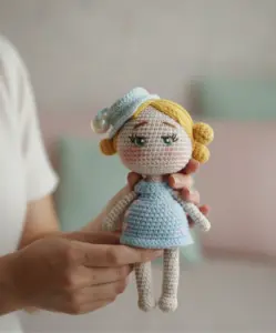 Mini Amigurumi Doll