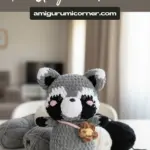 Raccoon amigurumi pattern
