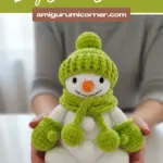 Snowman amigurumi pattern