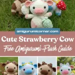 Strawberry Cow Amigurumi