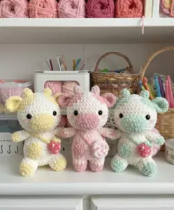 Strawberry Cow Amigurumi Pattern