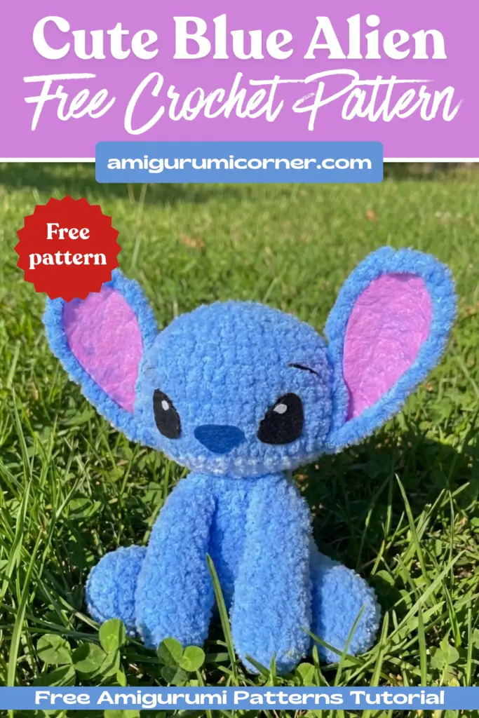 Blue Alien Amigurumi