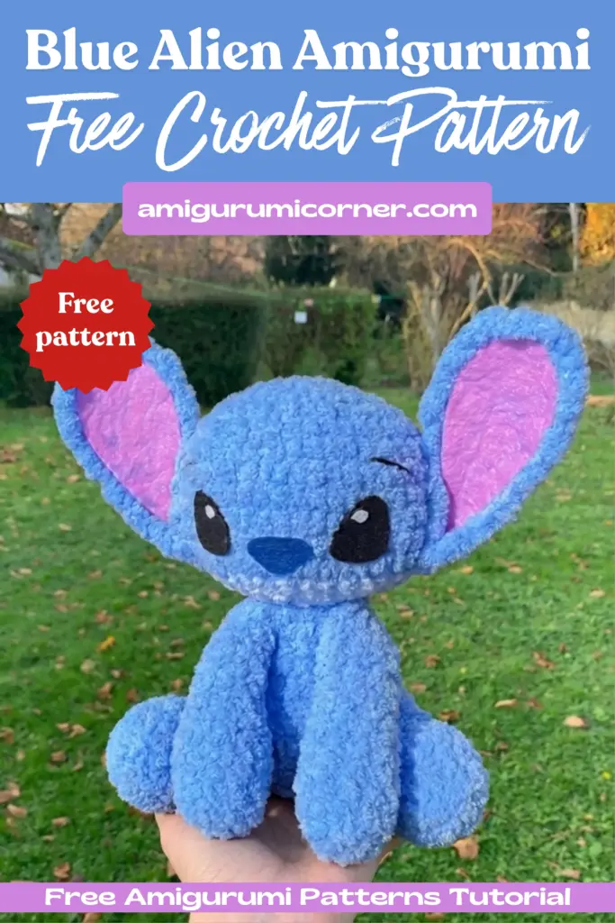 Blue Alien Amigurumi