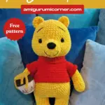 Pooh Bear Pattern with Honey Pot