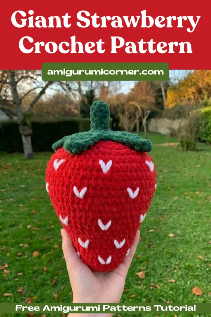 Strawberry Pillow Pattern