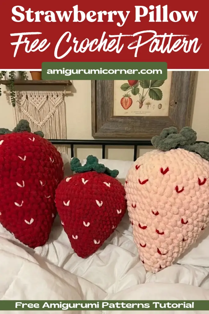 Strawberry Pillow Pattern