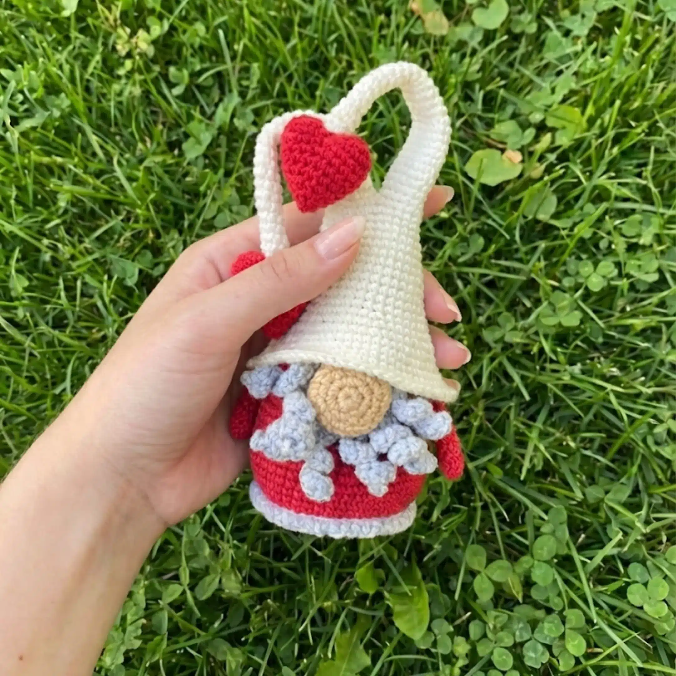 Valentine's Gnome with Hearts