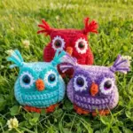 Nesting Rainbow Owls pattern