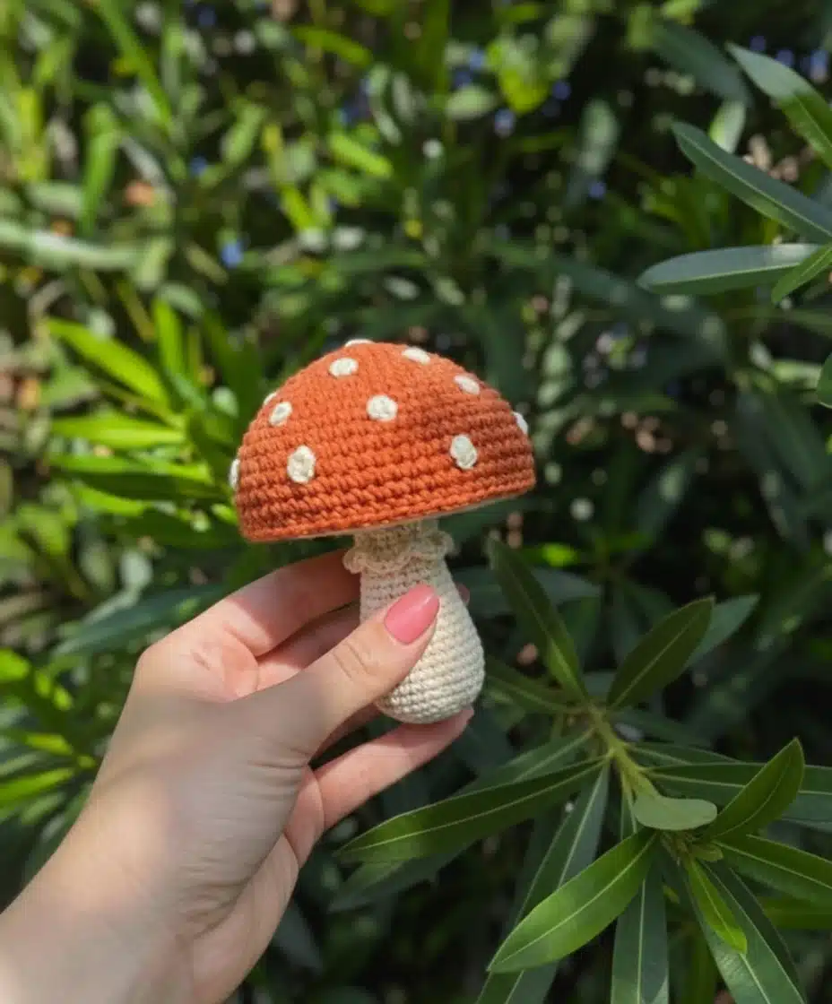 Fly Agaric Mushroom Crochet