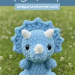 No-Sew Triceratops