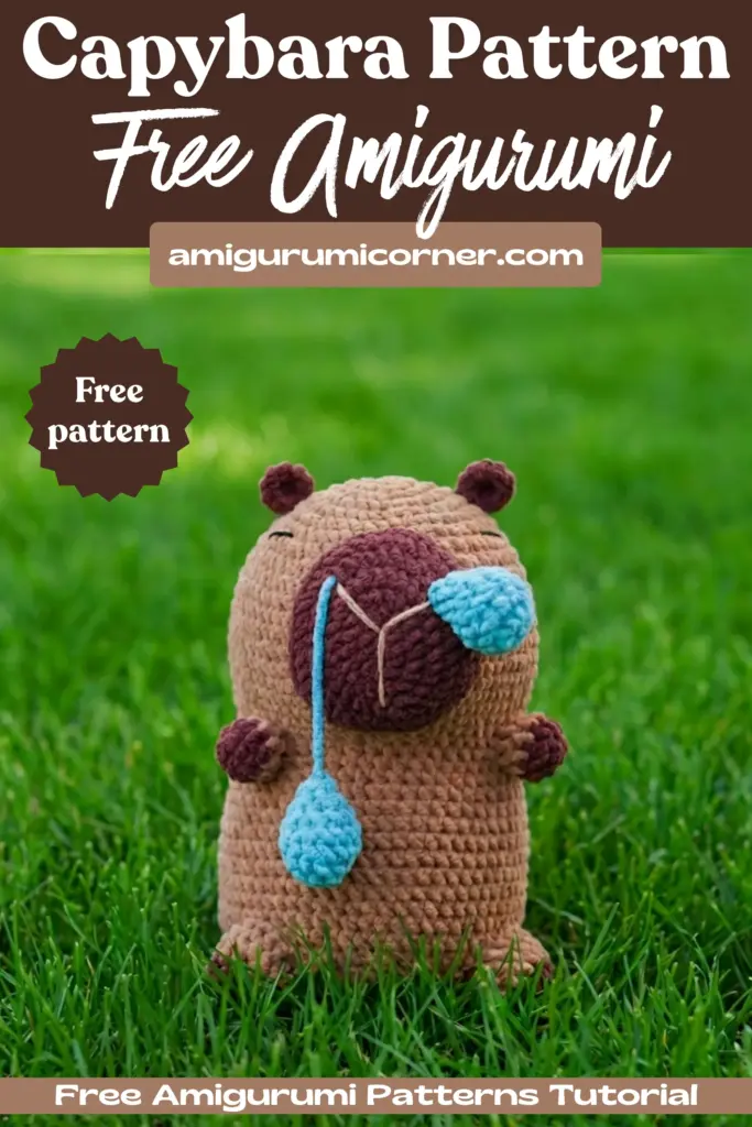 Capybara Amigurumi Pattern