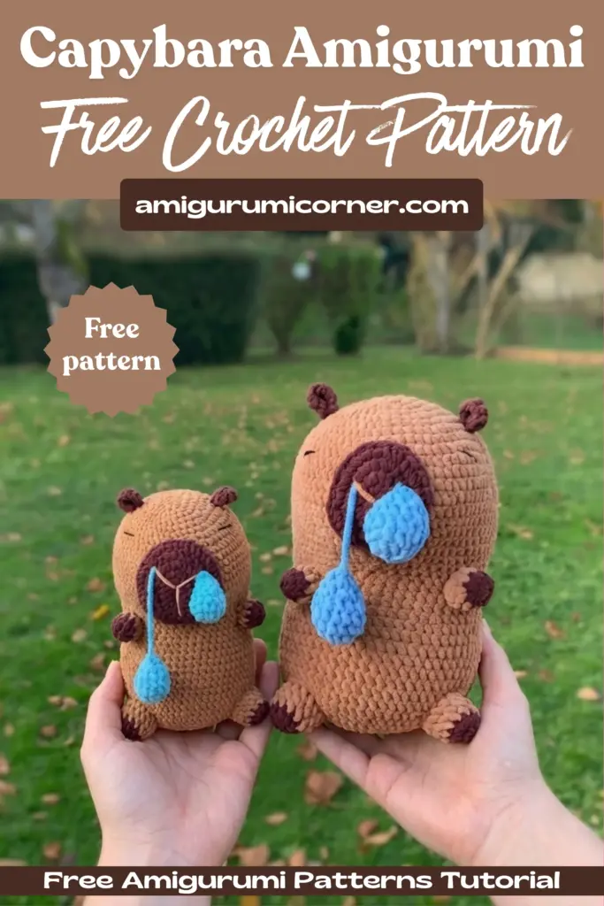 Capybara Amigurumi Pattern
