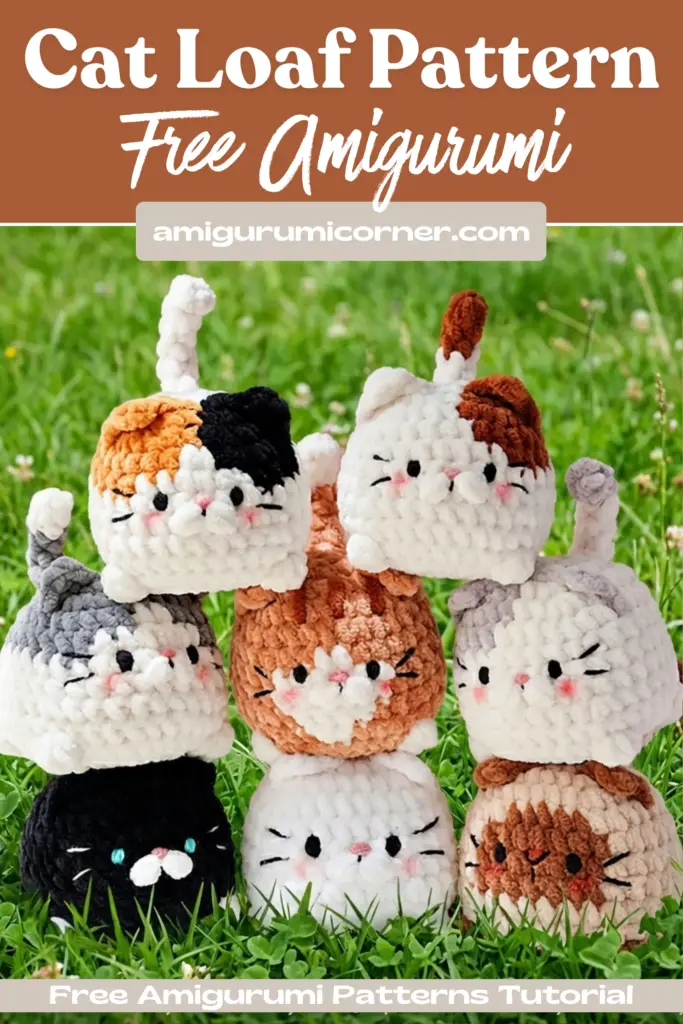 crochet cat loaf pattern