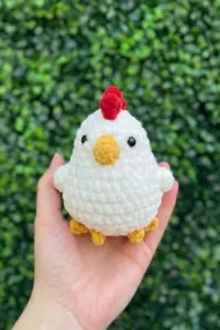 Crochet chicken pattern