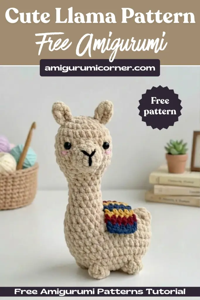 Llama amigurumi pattern