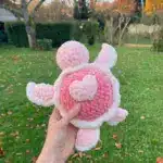 Valentine's turtle crochet pattern