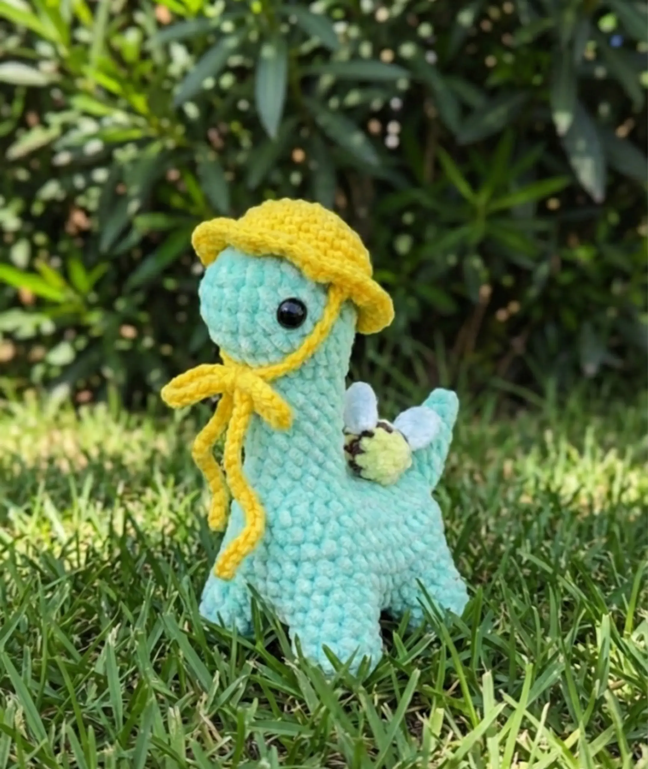 bee dinosaur crochet pattern