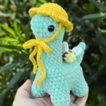 bee dinosaur crochet pattern