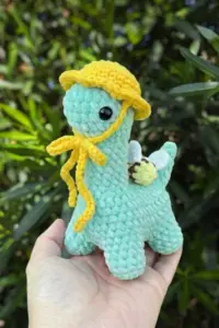 bee dinosaur crochet pattern