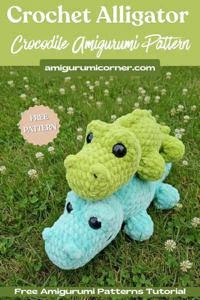 Chompers Crochet Alligator