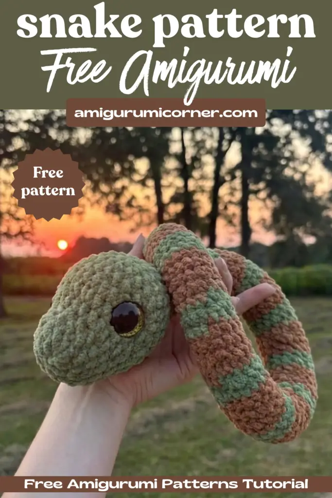 crochet snake pattern