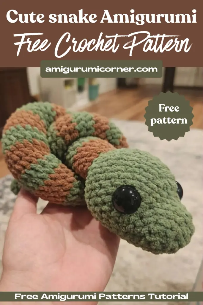 crochet snake pattern