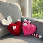 Valentine Heart Amigurumi Bunny